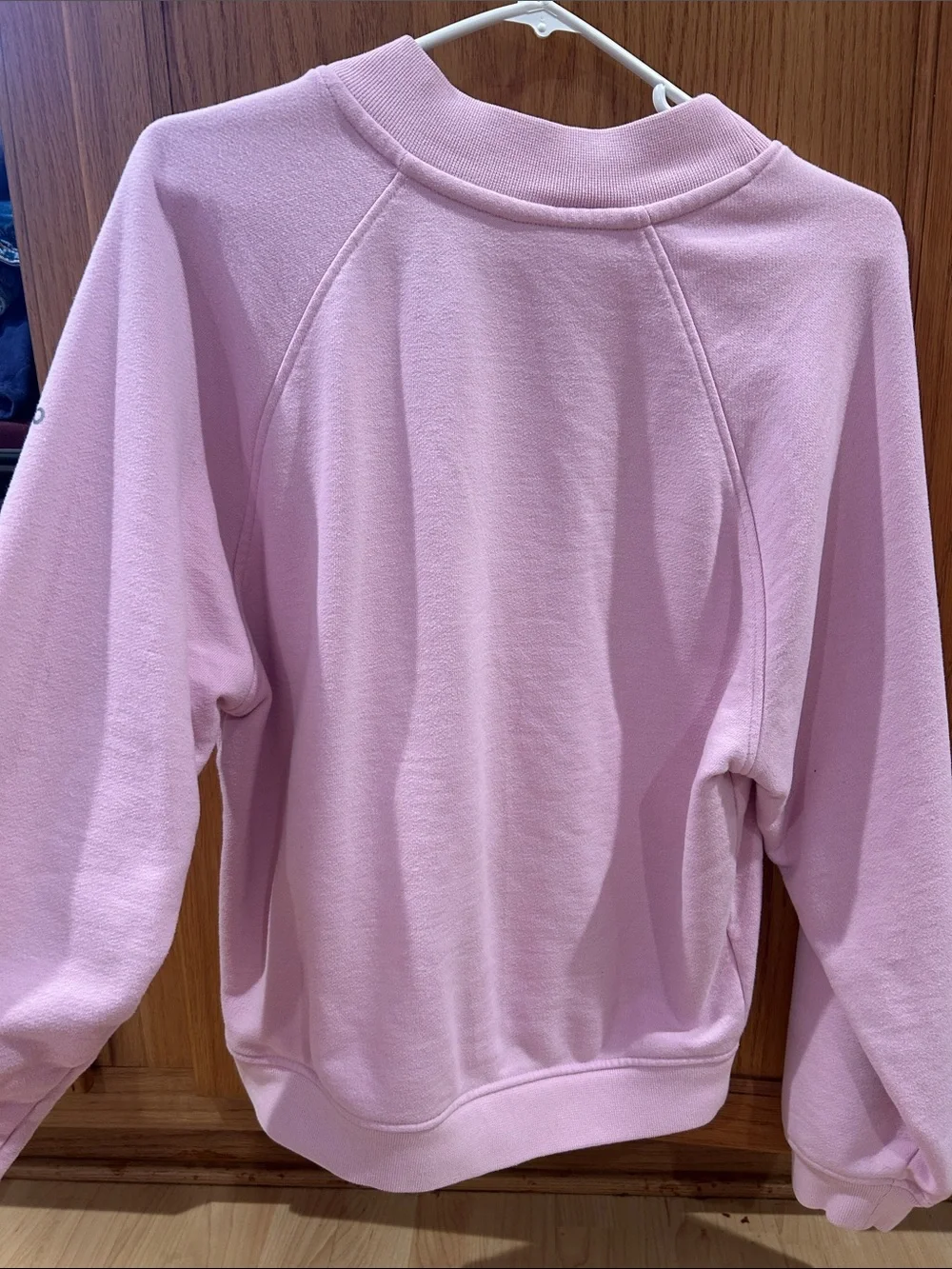 Women's Alo Crewneck Pullover Sweatshirt - Light Pink
